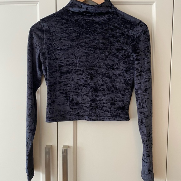 Lululemon All Aligned Mock Neck Long Sleeve Shirt *crushed velvet - Picture 2 of 11